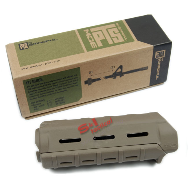 New PTS Magpul MOE 7 inch handguard rail Tan with box